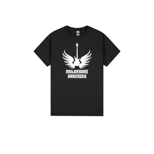 Black front flat lay