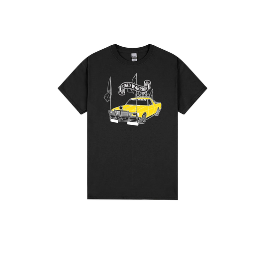 Black front flat lay