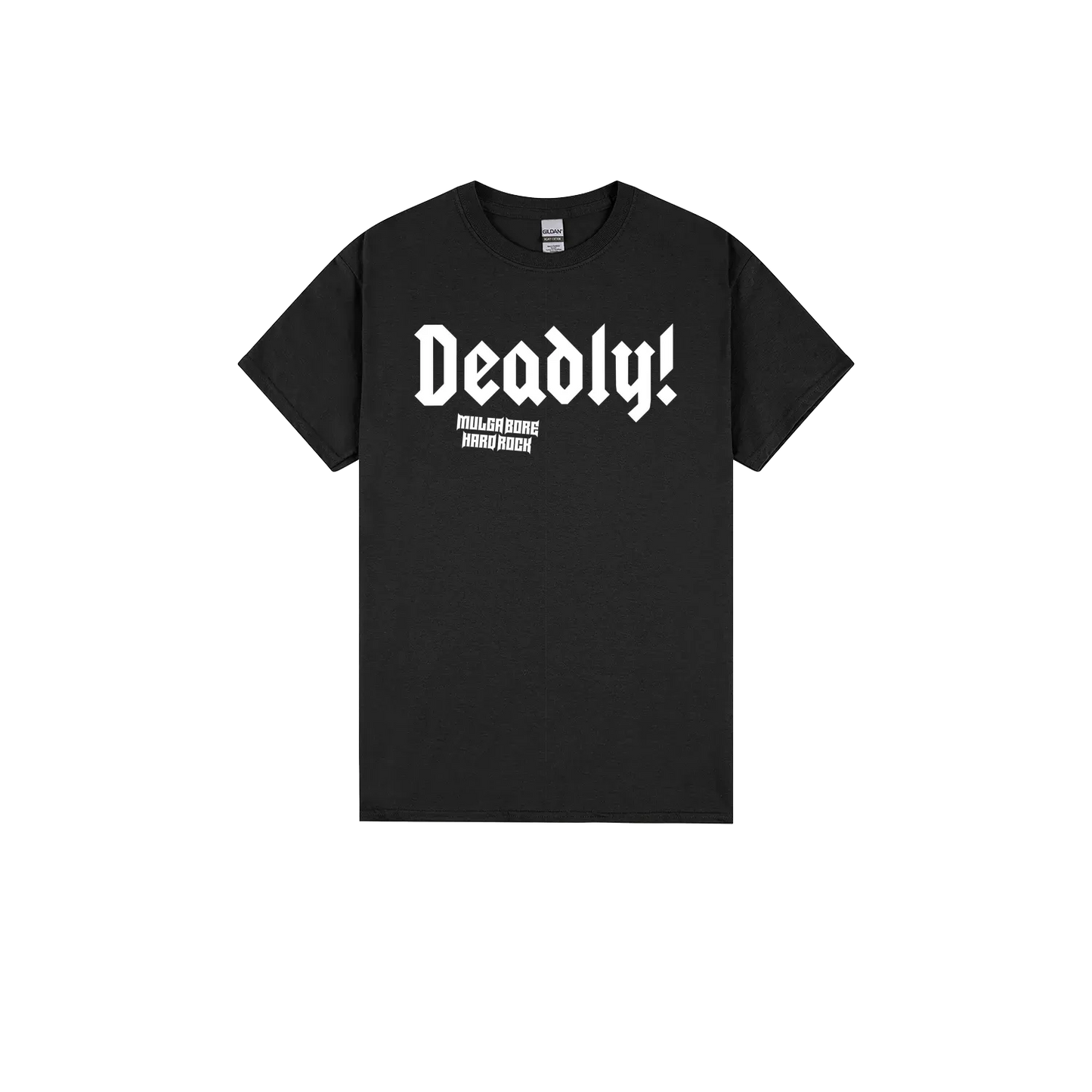 Black front flat lay