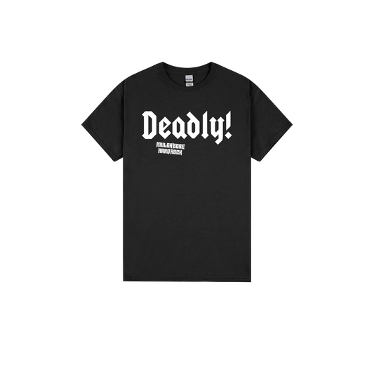 Black front flat lay
