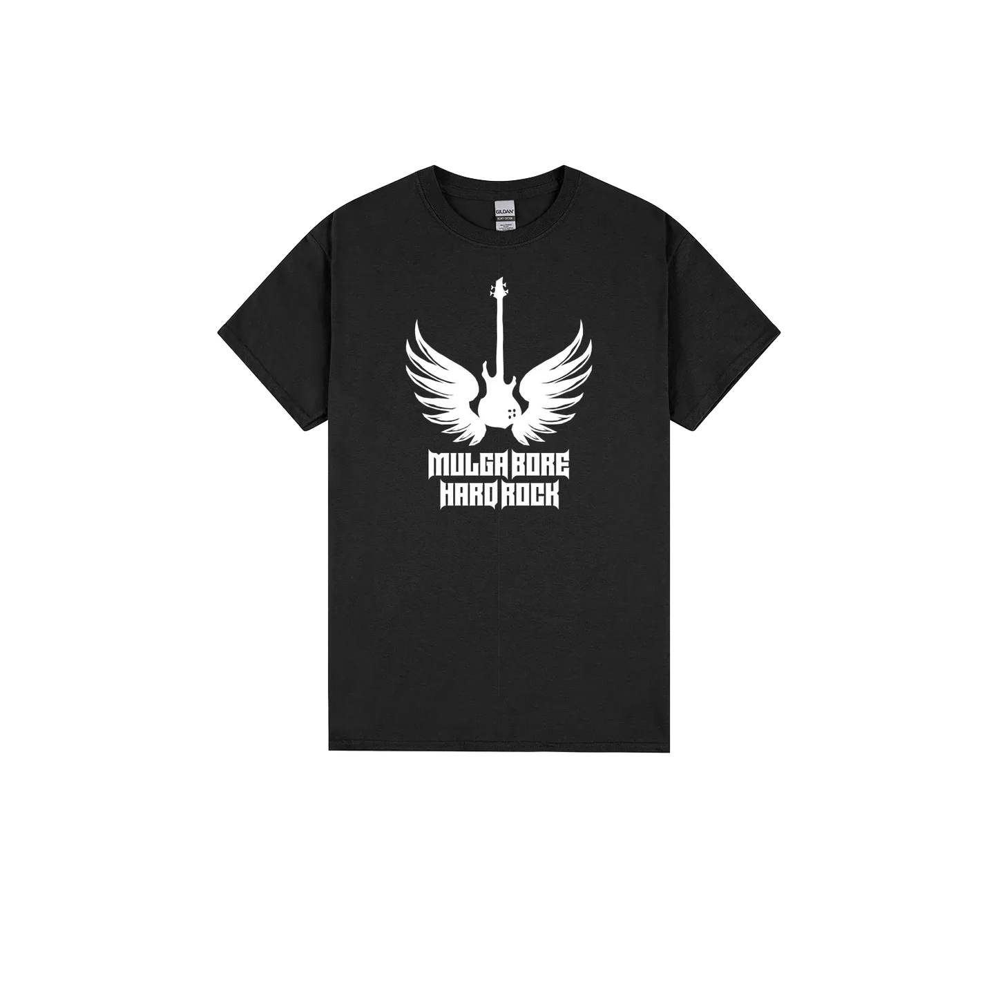 Black front flat lay