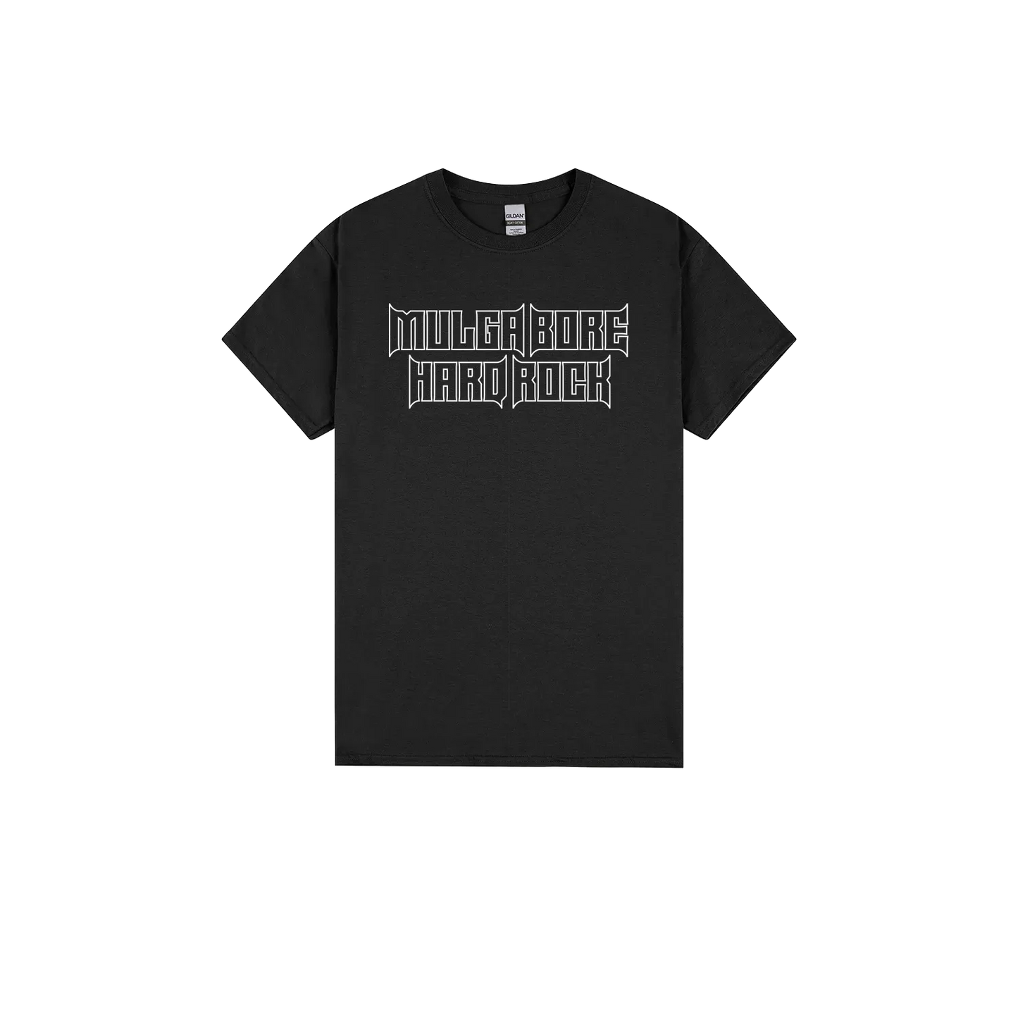 Black front flat lay
