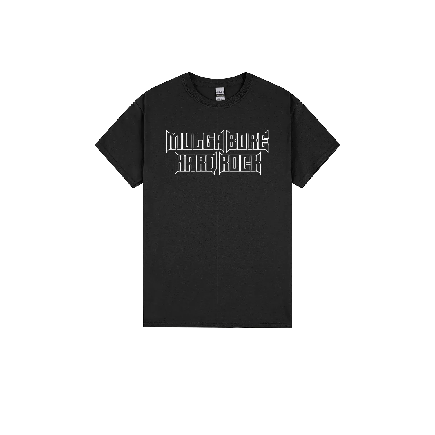 Black front flat lay