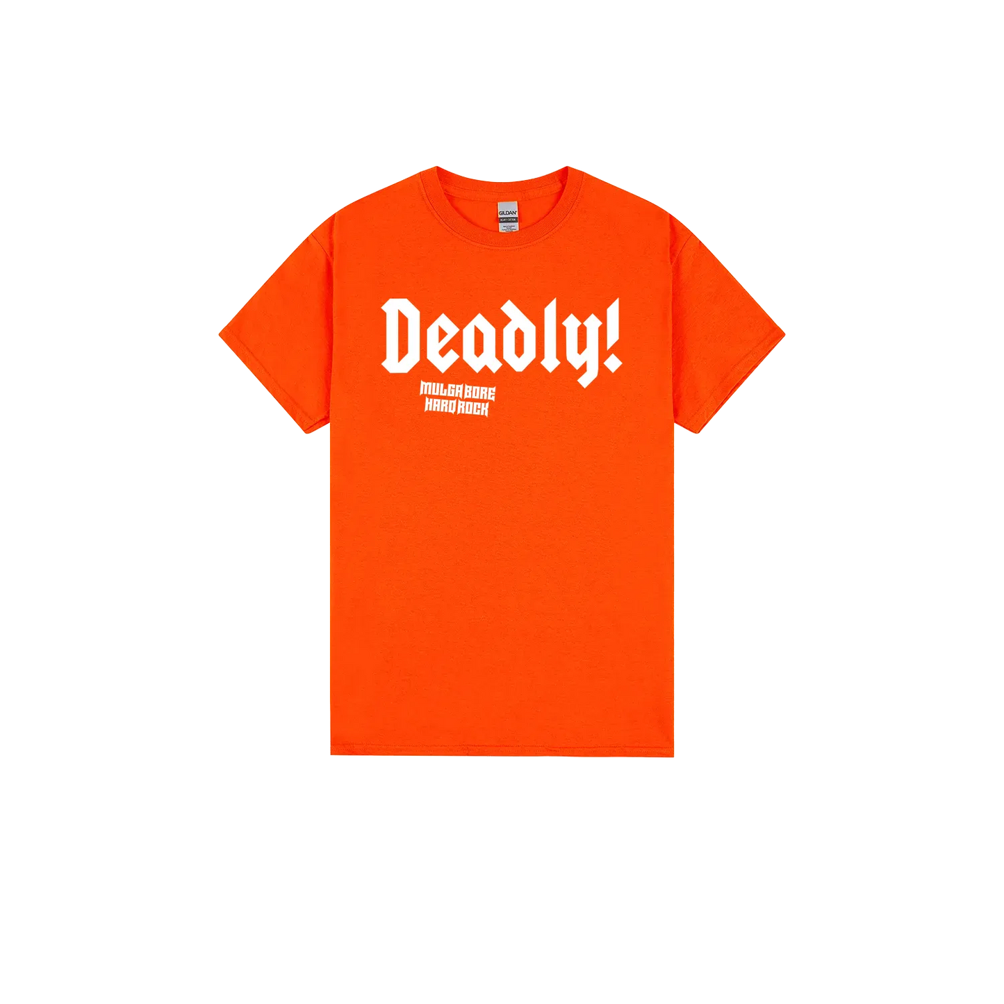 Orange front flat lay