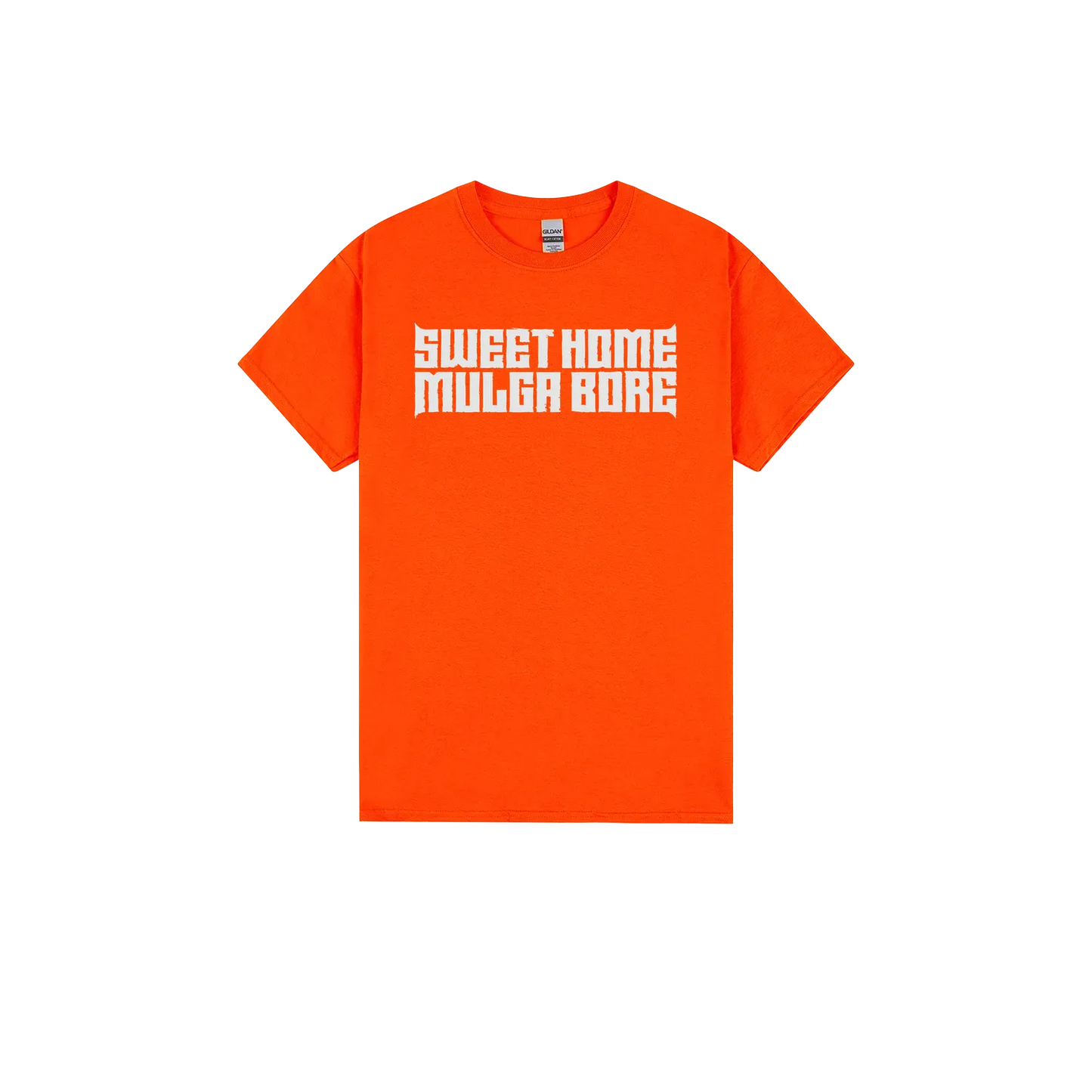 Orange front flat lay