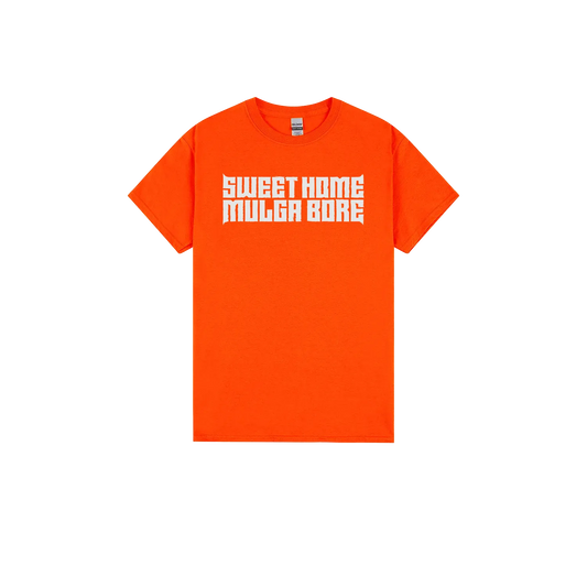 Orange front flat lay